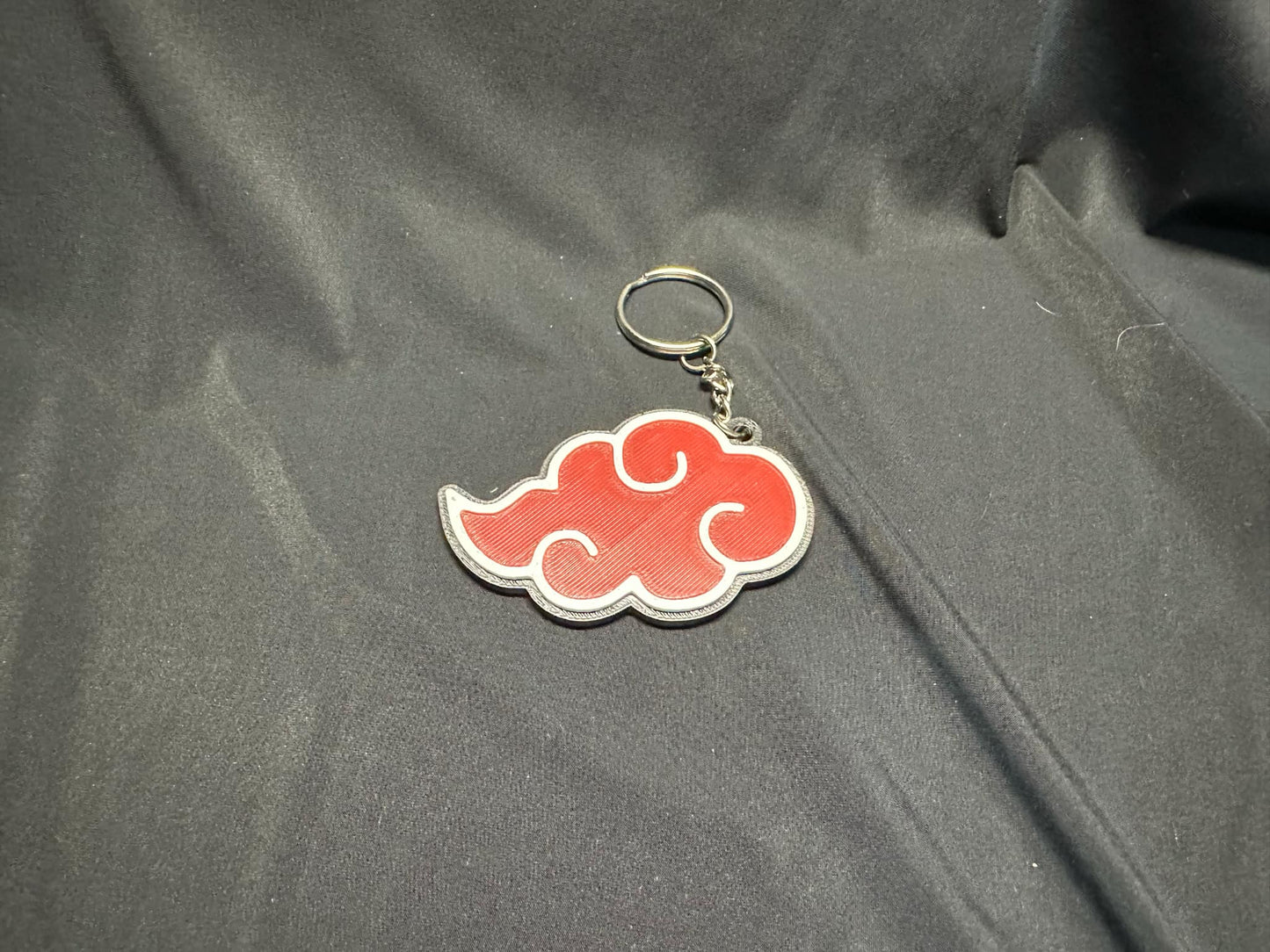 Akasuki Red Cloud Keychain